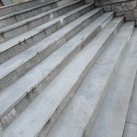 돌계단보수 줄눈 메움 시공 후
