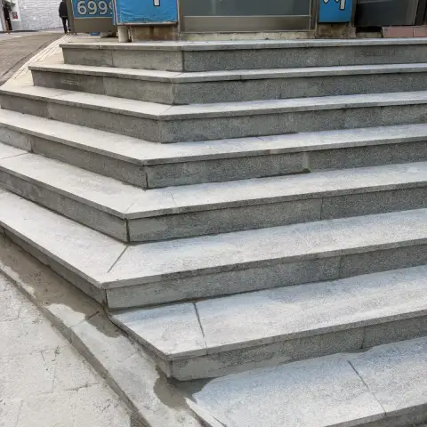 강남 돌계단보수 배수 경사 보강 시공 후
